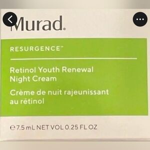 Murad Retinol Youth Renewal Night Cream - Green and White Packaging